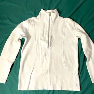 Tommy Bahamas Men's White Pullover 1/4 Zip Jacket Size XS